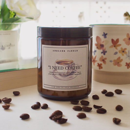 "I Need Coffee" - Abelone Candle