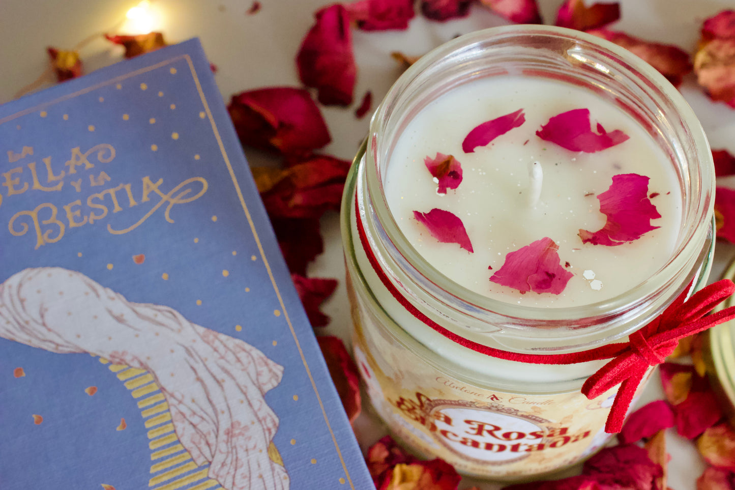 “La Rosa Encantada” Bella & Bestia - Abelone Candle