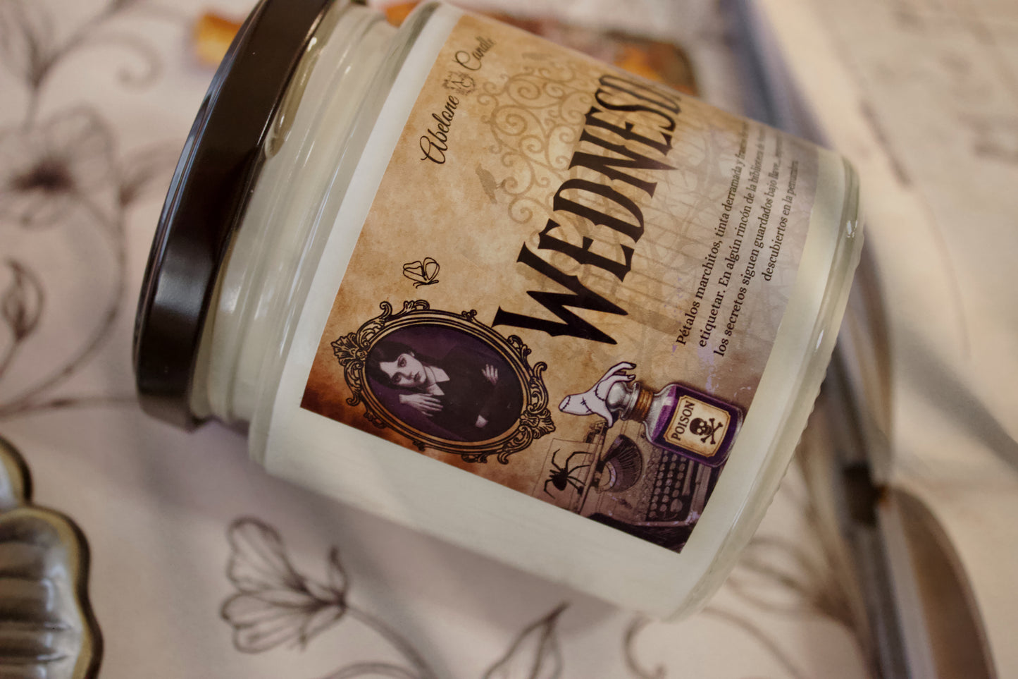 Miércoles Addams - Wednesday Addams - Abelone Candle