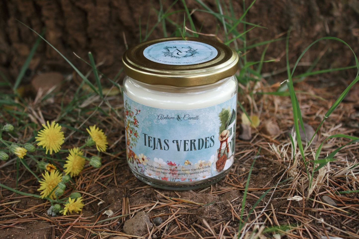 Tejas Verdes - Abelone Candle