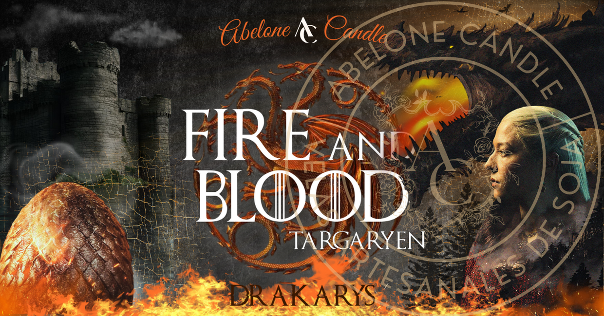 “Fire and Blood” Targaryen - Abelone Candle