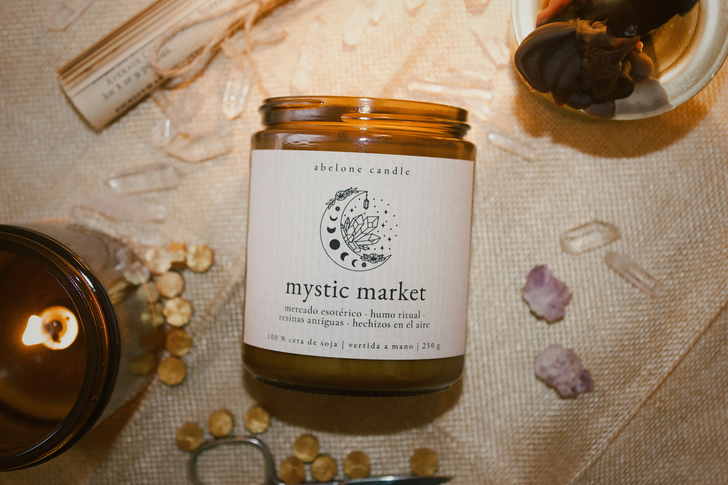 Mystic Market ❈ Aura Moments - Abelone Candle