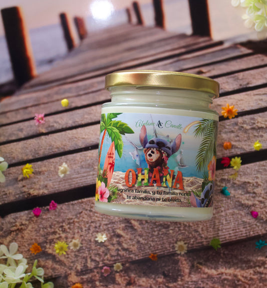 OHANA (Lilo y Stitch) - Abelone Candle