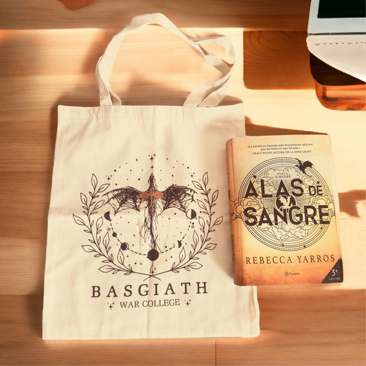 Tote Bag “BASGIATH War College" (Alas de Sangre / Alas de Hierro)