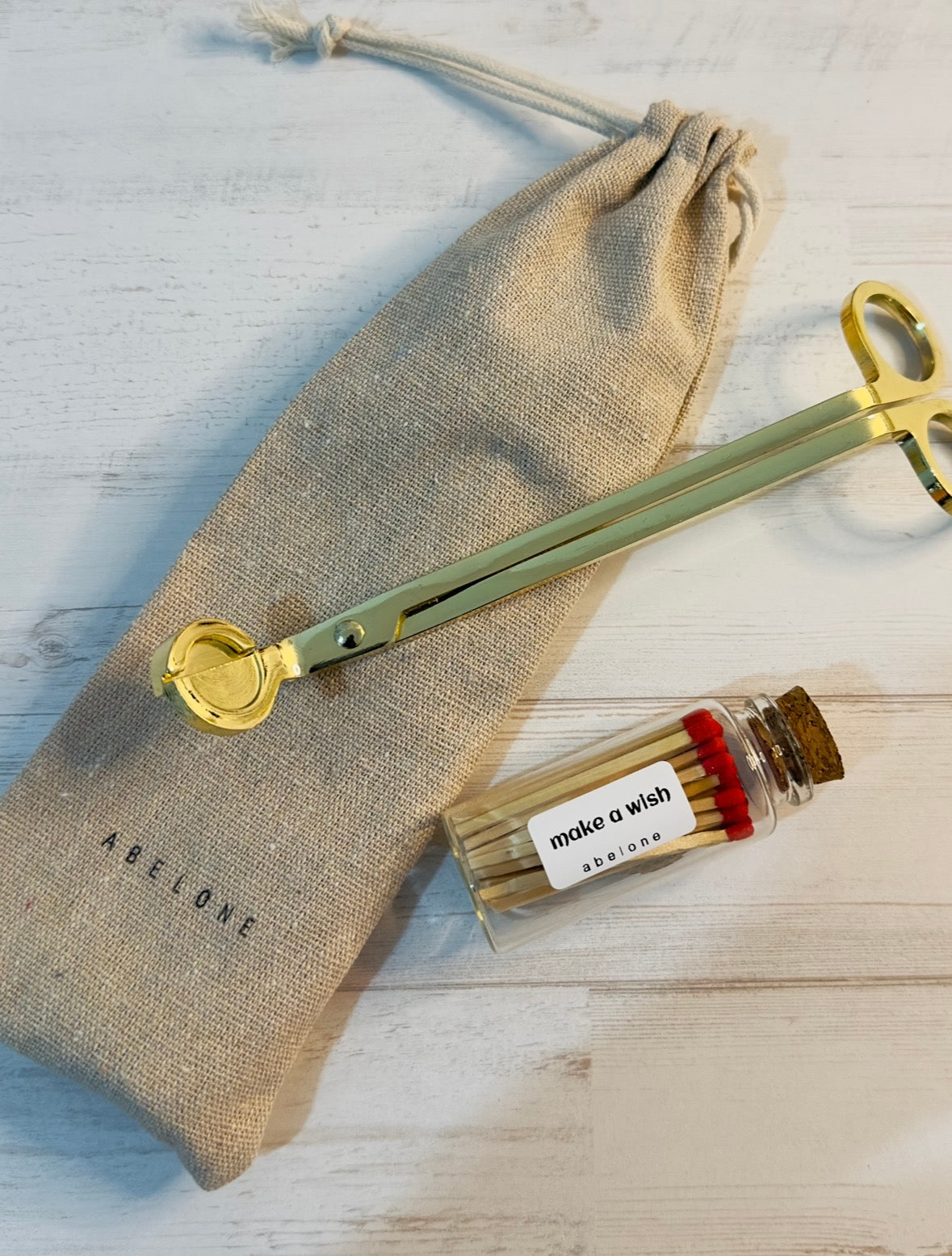 Botecito de cerillas - Abelone Candle