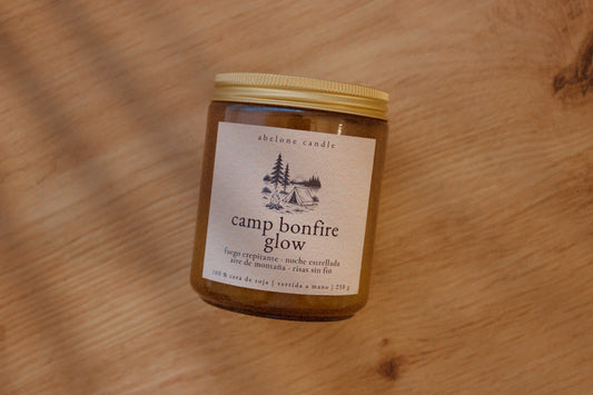 Camp Bonfire Glow  ❈ Aura Moments ❈ - Abelone Candle