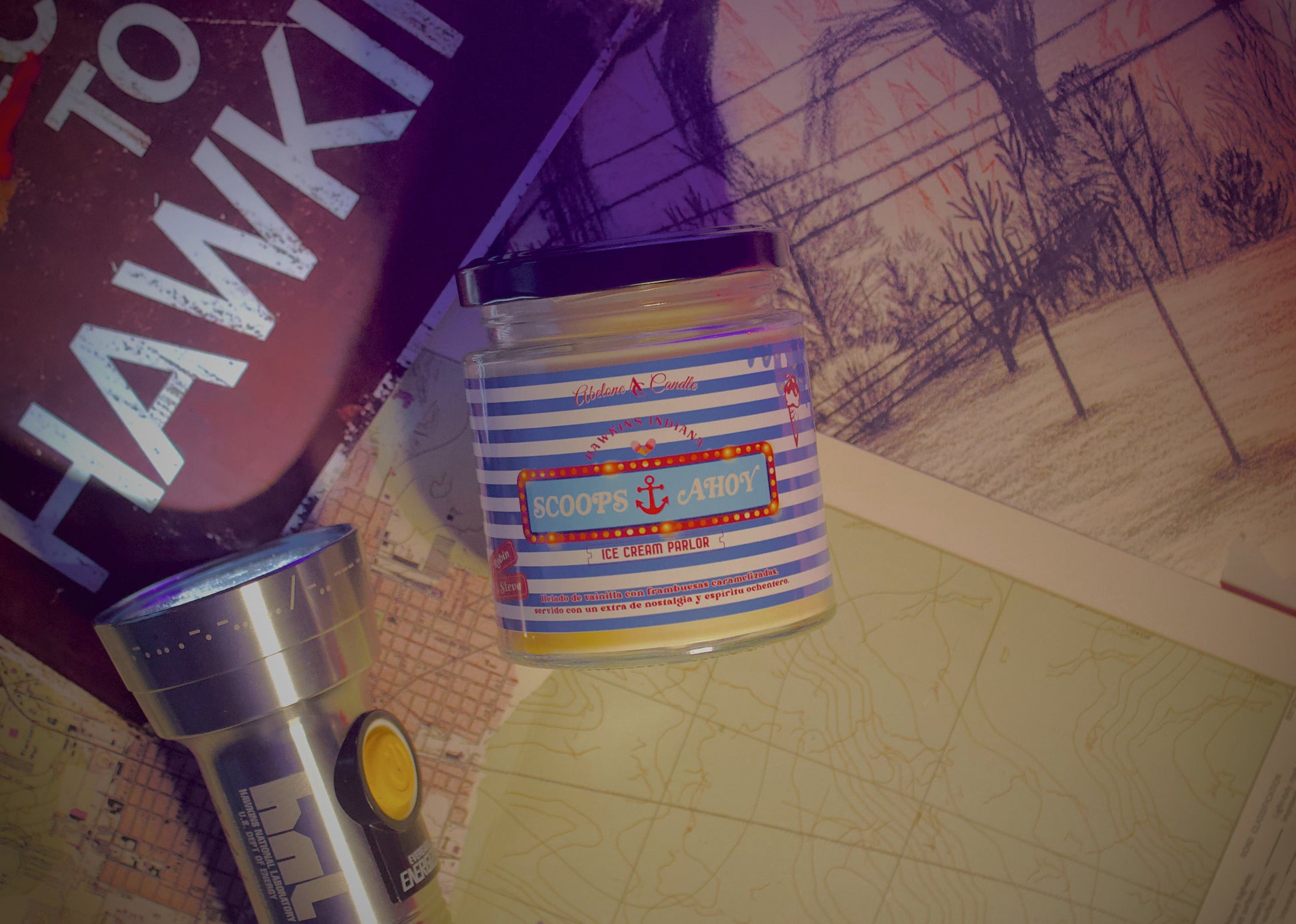 Scoops Ahoy - Stranger Things - Abelone Candle