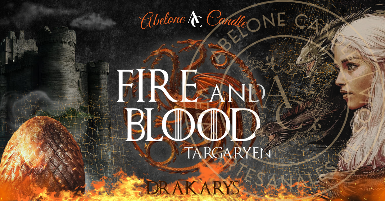“Fire and Blood” Targaryen - Abelone Candle