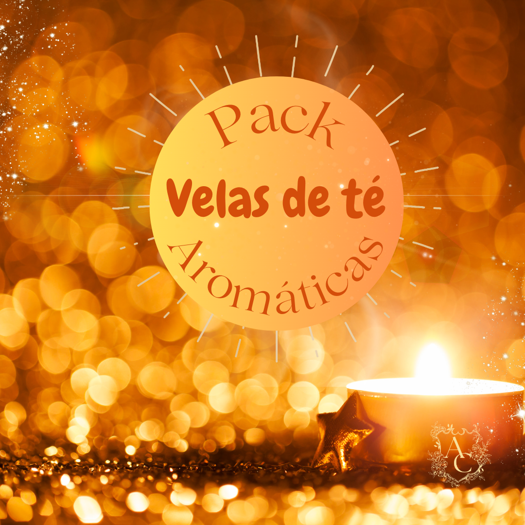 PACK SORPRESA: 9 Velas de té con aroma.