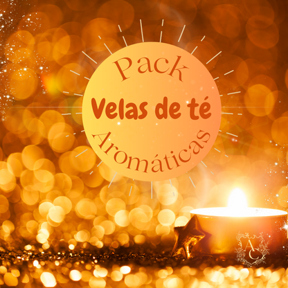 PACK SORPRESA: 9 Velas de té con aroma. - Abelone Candle