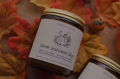 Slow Autumn Days ❈ Aura Moments - Abelone Candle